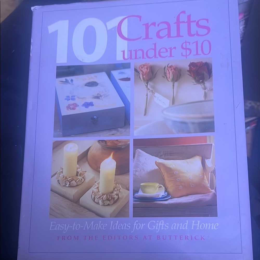 Butter Purple Accents Coffee Table Book